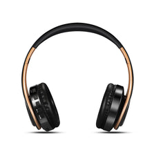 Load image into Gallery viewer, Men Gift Gold Wireless Headphones Bluetooth Earphone Stereo Headset with Build-in MIC with 3.5mm Jack for Xiaomi Samsung IPHONE
