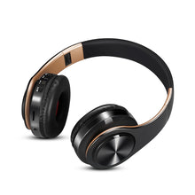 Load image into Gallery viewer, Gold Wireless Headphones Bluetooth Earphone Stereo Headset with Build-in MIC with 3.5mm Jack for Xiaomi Samsung IPHONE
