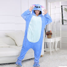 Load image into Gallery viewer, Men Pajamas (XXL 180-200CM) Kigurumi Onesie For Adults Women Slipper Zipper Animal Pyjamas One-Piece Pijama Cosplay Costume Gift
