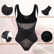 Load image into Gallery viewer, Mesh Thongs Bodysuit Shapewear Women Seamless Full Body Shaper Waist Slim Tummy Control Underwear Flat Belly Underbust Corset
