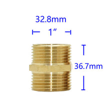 Load image into Gallery viewer, Brass 1/4“ 1/2 3/4 1inch Male Female Thread Connector Elbow Tee Cross Water Splitter Repair Copper Fittings Reducing Connector 1pcs
