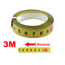 Load image into Gallery viewer, Metric Steel  Miter Track Tape Measure 0.5'' Self Adhesive Scale Ruler Tape 1-5M For Router Table Saw T-Track Woodworking Tools
