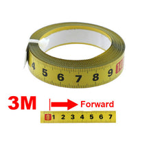 Load image into Gallery viewer, Metric Steel  Miter Track Tape Measure 0.5'' Self Adhesive Scale Ruler Tape 1-5M For Router Table Saw T-Track Woodworking Tools
