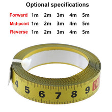 Load image into Gallery viewer, Metric Steel  Miter Track Tape Measure 0.5'' Self Adhesive Scale Ruler Tape 1-5M For Router Table Saw T-Track Woodworking Tools
