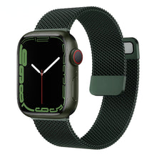 Load image into Gallery viewer, Milanese loop band for Apple watch 7 654 SE 44mm 40mm Metal stainless steel magnetic double section strap for iwatch 3 42mm 38mm
