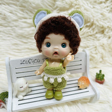 Load image into Gallery viewer, Mini 1/12 Doll Cute Surprised Face Expression Boys Girls OB11 Palm Dolls with Clothes 10cm Doll Girls Gift Toys
