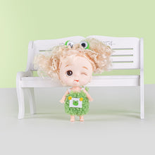 Load image into Gallery viewer, Mini 10CM Doll Cute Face Girl OB11 Brown 12MM Big Eyeballs with Clothes or Only Clothes Toys Gift for Girls
