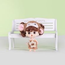 Load image into Gallery viewer, Mini 10CM Doll Cute Face Girl OB11 Brown 12MM Big Eyeballs with Clothes or Only Clothes Toys Gift for Girls
