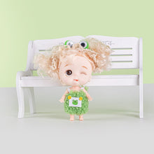 Load image into Gallery viewer, Mini 10CM Doll Cute Face Girl OB11 Brown 12MM Big Eyeballs with Clothes or Only Clothes Toys Gift for Girls
