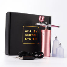 Load image into Gallery viewer, Mini Air Compressor Kit Spray Gun Airbrush For Nail Art Desgin Manicure Tattoo Craft Cake Nail Tool Set Airbrush Painting Inks
