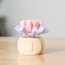 Load image into Gallery viewer, Mini Brick Succulent Potted Flower Model Small Ornament DIY Plant Bonsai Flower Building Block Children's Toy Girl Holiday Gift
