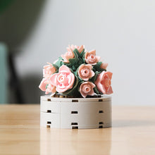 Load image into Gallery viewer, Mini Brick Succulent Potted Flower Model Small Ornament DIY Plant Bonsai Flower Building Block Children's Toy Girl Holiday Gift
