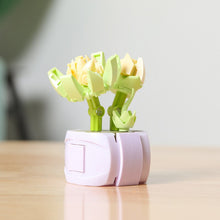 Load image into Gallery viewer, Mini Brick Succulent Potted Flower Model Small Ornament DIY Plant Bonsai Flower Building Block Children's Toy Girl Holiday Gift

