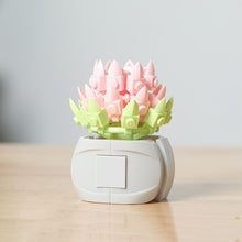 Load image into Gallery viewer, Mini Brick Succulent Potted Flower Model Small Ornament DIY Plant Bonsai Flower Building Block Children's Toy Girl Holiday Gift
