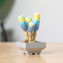 Load image into Gallery viewer, Mini Brick Succulent Potted Flower Model Small Ornament DIY Plant Bonsai Flower Building Block Children's Toy Girl Holiday Gift
