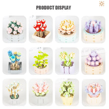 Load image into Gallery viewer, Mini Brick Succulent Potted Flower Model Small Ornament DIY Plant Bonsai Flower Building Block Children's Toy Girl Holiday Gift
