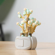 Load image into Gallery viewer, Mini Brick Succulent Potted Flower Model Small Ornament DIY Plant Bonsai Flower Building Block Children's Toy Girl Holiday Gift
