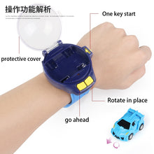 Load image into Gallery viewer, Mini Cartoon RC Small Car Analog Watch Remote Control Cute Infrared Sensing Model Batteryed Toys For Children Gifts
