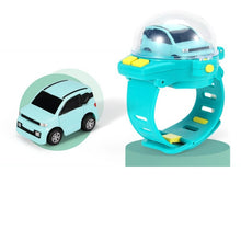 Load image into Gallery viewer, Mini Cartoon RC Small Car Analog Watch Remote Control Cute Infrared Sensing Model Batteryed Toys For Children Gifts

