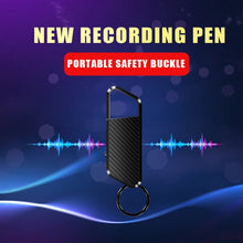 Load image into Gallery viewer, Mini Dictaphone Noise Reduction Smart Audio Recorder 32GB USB Voice Activated Recording Pen Keychain MP3 Digital Voice Recorder
