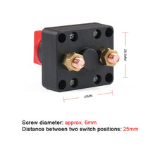 Load image into Gallery viewer, Mini Portable Waterproof Auto Car Truck Boat Camper 12V 100A Battery Isolator Disconnect Cut Off Switch Battery Cut Off Power

