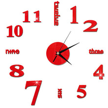 Load image into Gallery viewer, Wall Clock Stickers For Home Decoration Living Room

