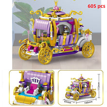 Load image into Gallery viewer, Mini Parts City Outing Bus Compatible Friends Camper Van Camping Car Princess Model Building Blocks Sets Bricks Toys For Girls
