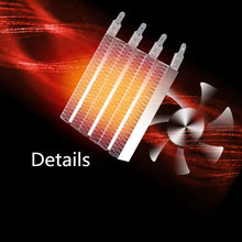 Load image into Gallery viewer, Mini Portable Electric Heaters Fan Room Warmer Table Office Energy Saving Hand Ceramic 800W PTC Home Hot Air Heater Radiator
