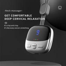 Load image into Gallery viewer, Mini Portable Hanging Neck Massager With Heat Electric EMS TENS Pulse Smart Cervical Spine Massager Shoulder For Relief Pain
