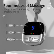 Load image into Gallery viewer, Mini Portable Hanging Neck Massager With Heat Electric EMS TENS Pulse Smart Cervical Spine Massager Shoulder For Relief Pain
