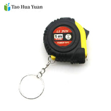 Load image into Gallery viewer, Mini Power Tape Measure Keychain Universal Pull Ruler Metric Tape Measure Retractable 1m Measuring Tape Meter Inch Tailor Tool A
