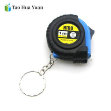 Load image into Gallery viewer, Mini Power Tape Measure Keychain Universal Pull Ruler Metric Tape Measure Retractable 1m Measuring Tape Meter Inch Tailor Tool A
