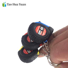 Load image into Gallery viewer, Mini Power Tape Measure Keychain Universal Pull Ruler Metric Tape Measure Retractable 1m Measuring Tape Meter Inch Tailor Tool A
