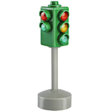 Load image into Gallery viewer, Mini Traffic Signs Road Light Block with Sound LED Children Safety Education Kids Puzzle Traffic Light Toys Boys Girls Gifts
