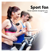 Load image into Gallery viewer, Mini Fan Hands-free Neck Fan Rechargeable Battery Small Portable Sports Fan
