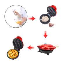 Load image into Gallery viewer, Mini Waffle Pot Electric Waffles Maker Bubble Egg Cake Oven Breakfast Waffle Machine Egg Cake Oven Pan Paninis Eggette Machine
