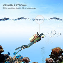 Load image into Gallery viewer, Miniature Landscape Aquarium Ornaments Interesting Floating Decoration Simulated Mini Diver Fish Tank Aquarium Accessories
