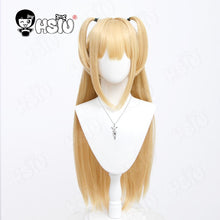 Load image into Gallery viewer, Misa Amane Cosplay Wig Anime Death Note Cosplay「HSIU 」Fiber synthetic wig Misa Amane Women Death Note Cosplay Golden Long Hair
