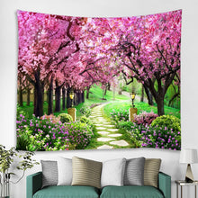 Load image into Gallery viewer, Misty Forest Tree Printed Large Wall Tapestry Cheap Hippie Wall Hanging Bohemian Wall Tapestries Mandala Wall Art Decor
