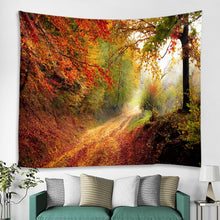 Load image into Gallery viewer, Misty Forest Tree Printed Large Wall Tapestry Cheap Hippie Wall Hanging Bohemian Wall Tapestries Mandala Wall Art Decor
