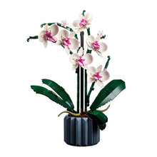 Load image into Gallery viewer, Moc Bouquet Orchid block flower Succulents Potted Building Blocks FIT for 10311  Romantic Kit Assembly Building Toy girl gift
