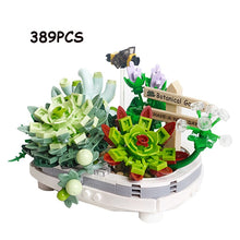 Load image into Gallery viewer, Moc Bouquet Orchid block flower Succulents Potted Building Blocks FIT for 10311  Romantic Kit Assembly Building Toy girl gift
