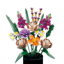 Load image into Gallery viewer, Moc Bouquet Orchid block flower Succulents Potted Building Blocks FIT for 10311  Romantic Kit Assembly Building Toy girl gift
