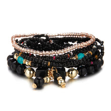 Load image into Gallery viewer, Fashion Women`s Bracelet Matte Frosted Amazonite Beads with Lotus OM Buddha Charm Yoga Bracelet 108 Mala Necklace Dropshipping
