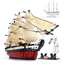 Load image into Gallery viewer, Model Brick Building Block Cruise Titanic and USS Constitution Educational Bricks Toy
