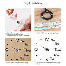 Load image into Gallery viewer, Wall Clock Modern Design Clock Watch Large  s     Acrylic Mirror Mechanism Stickers Home Living Room Decoration Quartz Needle
