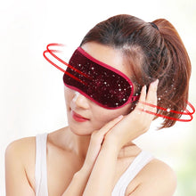 Load image into Gallery viewer, Fashionable Soft Tourmaline Eye Mask Shade Nap Cover Blindfold Travel For Good Sleeping
