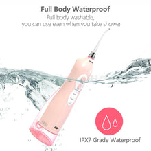 Load image into Gallery viewer, 255ml Water Dental Flosser Rechargeable Oral Irrigator Portable Teeth Dental Irrigators Spa Water Jet Tip Family Tooth Cleaner 1
