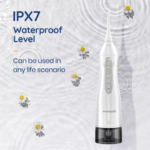 Load image into Gallery viewer, Oral Irrigator USB Rechargeable Water Flosser Portable Dental Water Jet 300ML Water Tank Waterproof Teeth Cleaner
