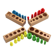 Load image into Gallery viewer, Cylinder Socket Puzzles Toy Baby Development Practice And SensesPreschool Educational Wooden Toys For Children
